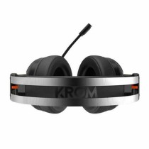Gaming Headset with Microphone Krom NXKROMKDE Black Black/Orange