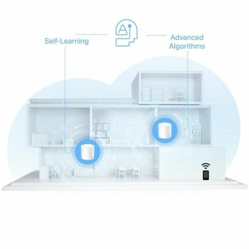 Répéteur Wifi + Routeur + Point d’Accès TP-Link DECO X10(3-PACK) Blanc
