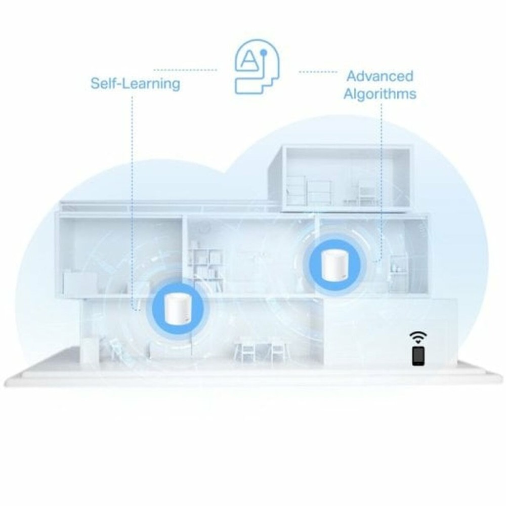Répéteur Wifi + Routeur + Point d’Accès TP-Link DECO X10(3-PACK) Blanc