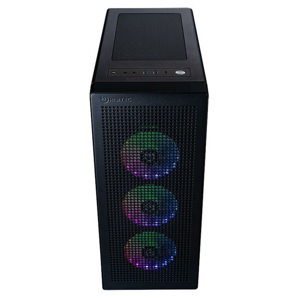 Boîtier ATX semi-tour Hiditec H1 AIR Noir