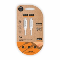 Câble USB-C vers USB-C Tech One Tech TEC2204 1 m Blanc