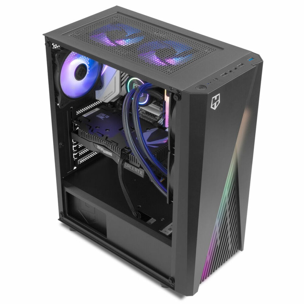 ATX Semi-tower Box Nox-Xtreme NXHUMMERFROST Black ATX