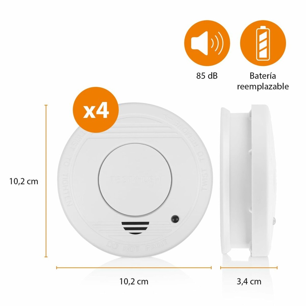 Rauchmelder Smartwares 10.100.41 (4 Stück)