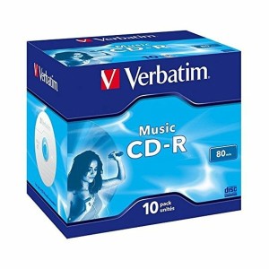 CD-R Verbatim Music CD-R 700 MB Schwarz (10 Stück)