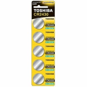 Akkus Toshiba CR2430-PW-BP-5 3 V