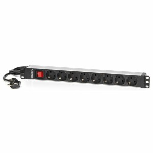 Schuko 19" 8 Steckerleiste mit An/Aus Schalter Salicru 680CA000003 1,5 m (1,5 m)