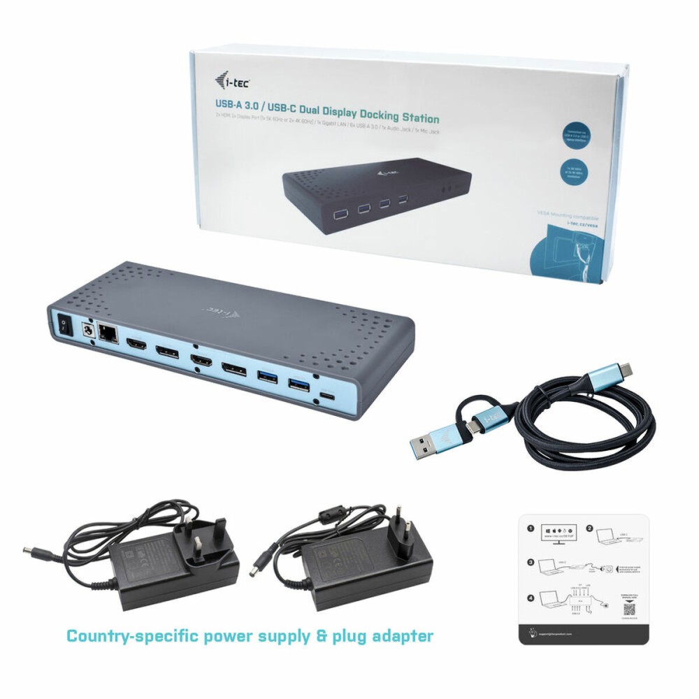 Dockstation i-Tec CADUAL4KDOCK 