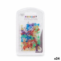 Pinwandnadeln Pincello 393 Bunt Metall Kunststoff (24 Stück)