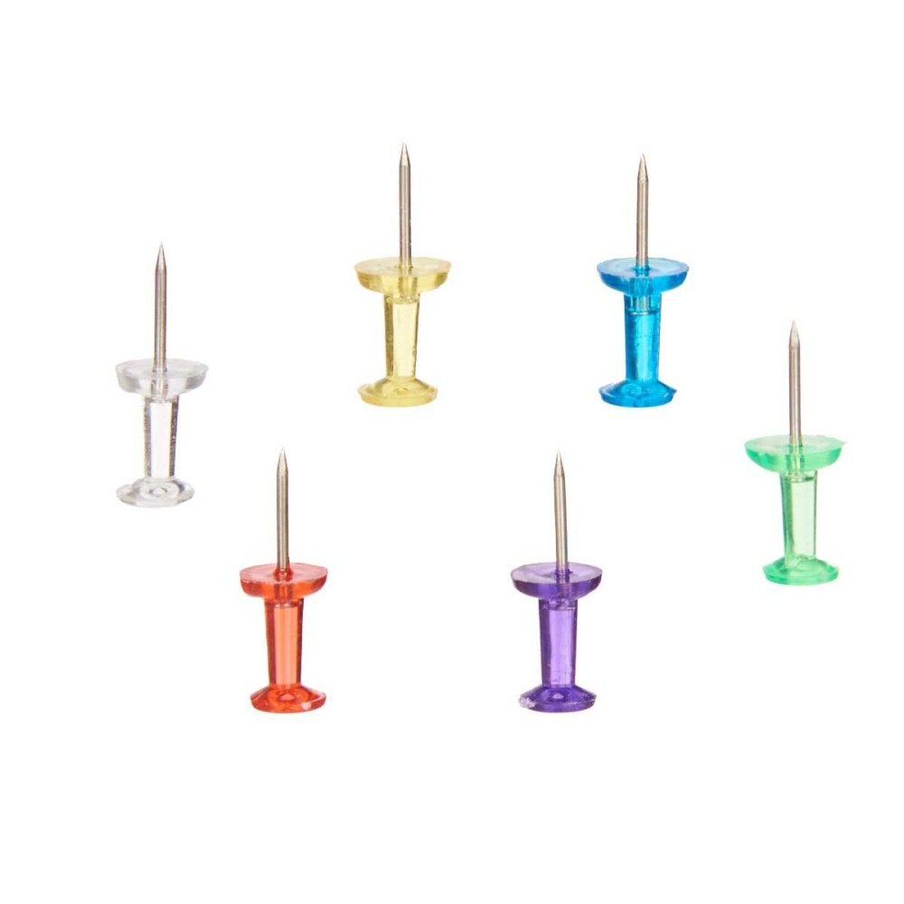 Drawing pins Pincello 393 Multicolour Metal Plastic (24 Units)