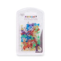 Pinwandnadeln Pincello 393 Bunt Metall Kunststoff (24 Stück)