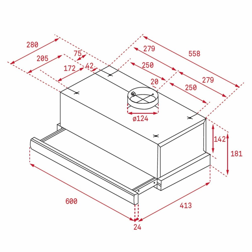 Hotte standard Teka TL6420.2WH Blanc
