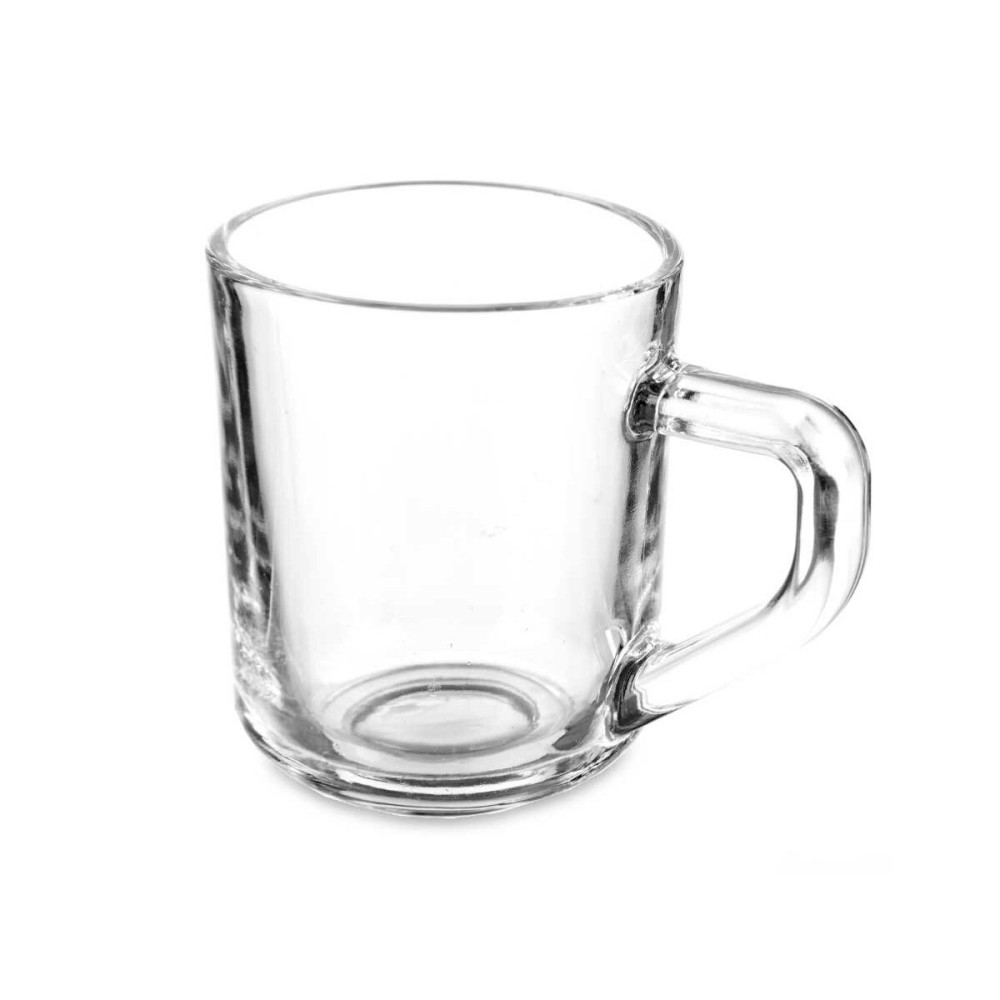 Piece Coffee Cup Set Vivalto RYG2046 Transparent Glass 80 ml (24 Units)