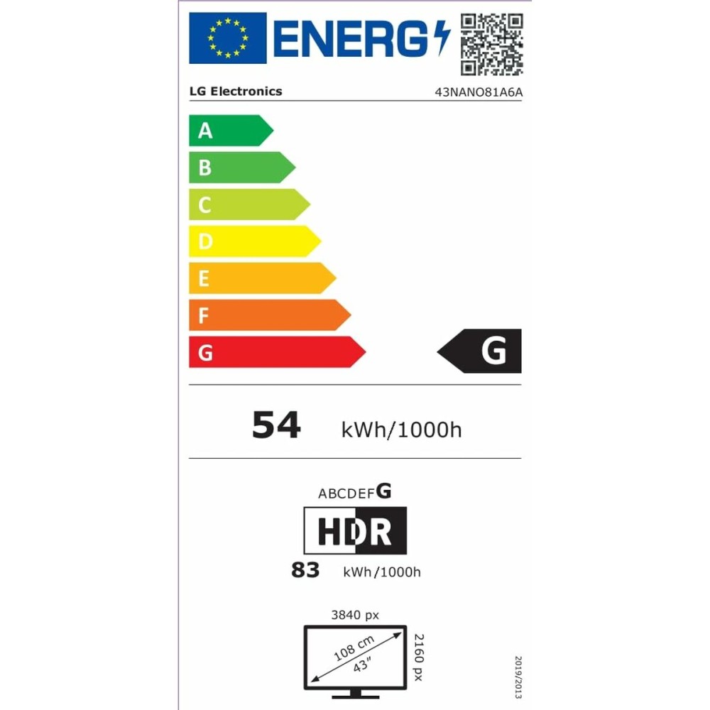 Smart TV LG 43NANO81A6A