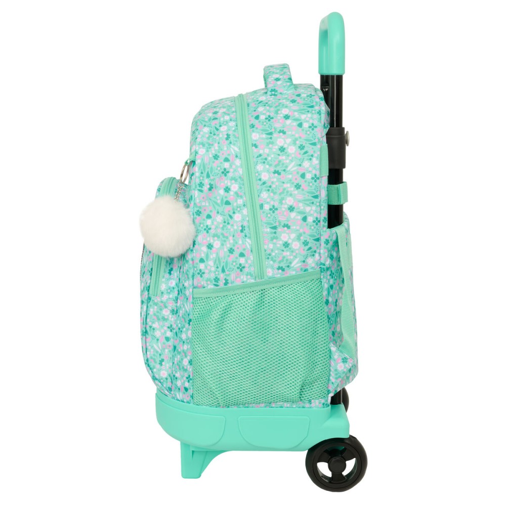 Schulrucksack mit Rädern Safta Cuore Minze 33 x 45 x 22 cm