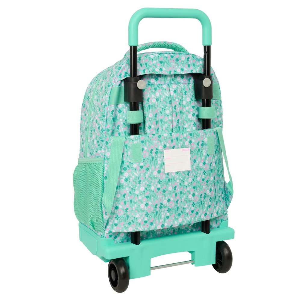 Schulrucksack mit Rädern Safta Cuore Minze 33 x 45 x 22 cm