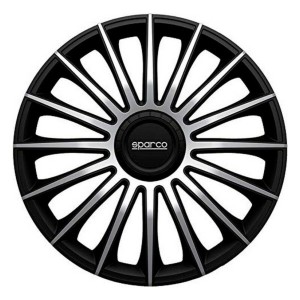 Hubcap Sparco Torino CS5 Black Silver 15" (4 uds)