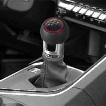 Pommeau de levier de vitesse Sparco LAZIO Noir/Rouge