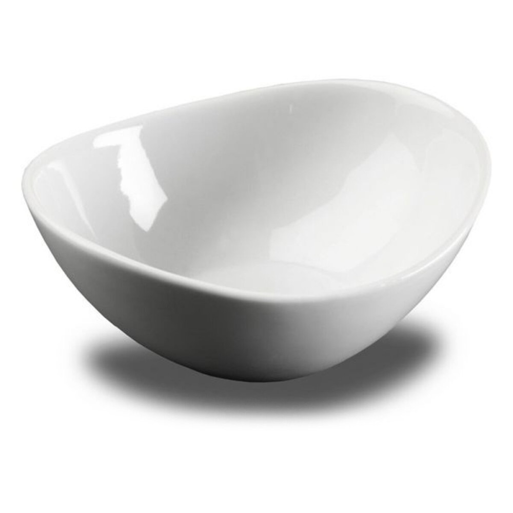 Bol pour Apéritifs Versa Blanc Céramique Porcelaine 11,5 x 4,5 x 13,8 cm