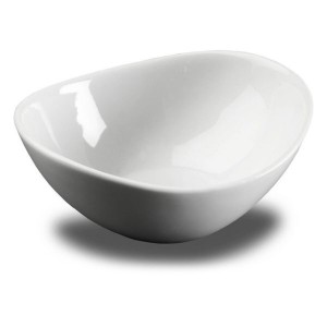Bol pour Apéritifs Versa Blanc Céramique Porcelaine 11,5 x 4,5 x 13,8 cm
