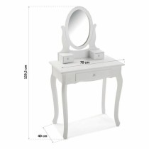 Coiffeuse Versa Miroir Bois MDF (40 x 129,5 x 70 cm)