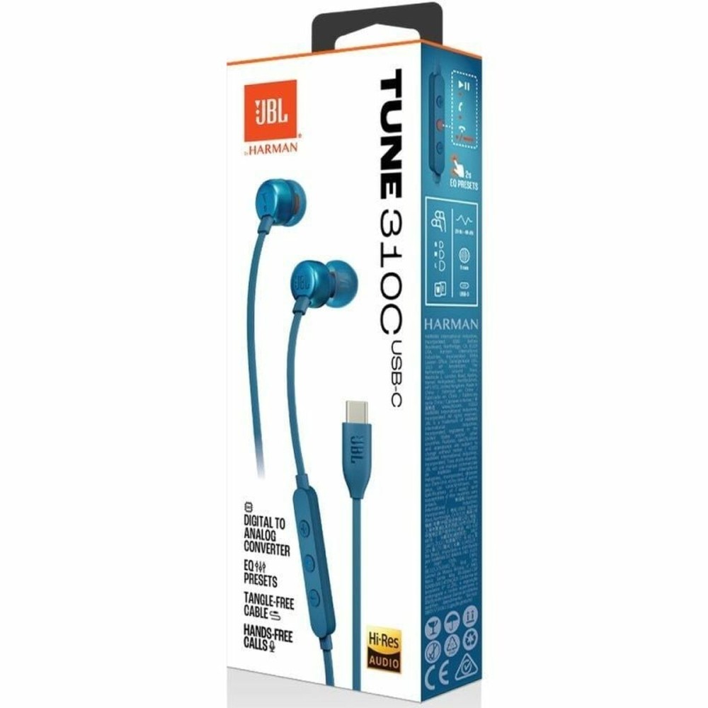 Casques avec Microphone JBL Tune 310C Bleu