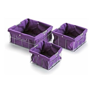 Satz stapelbarer Organizerboxen Versa VS-10650020 26 x 12 x 26 cm