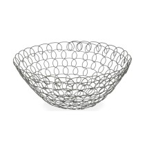 Coupe à fruits Versa Gris Métal Acier 28 x 12 x 28 cm 1 L