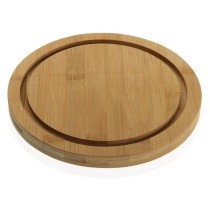 Tray with lid Versa Transparent Bamboo polystyrene