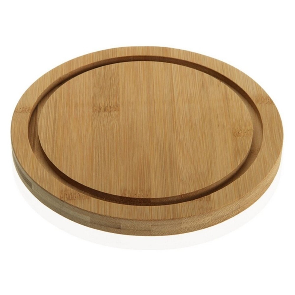 Plateau avec couvercle Versa Transparent Bambou polystyrène