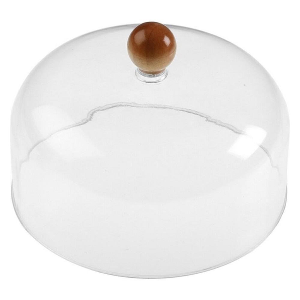 Tray with lid Versa Transparent Bamboo polystyrene