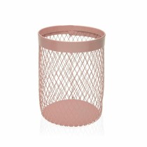 Pot pour ustensiles de cuisine Versa Métal Acier 11,5 x 15,5 x 11,5 cm Rose