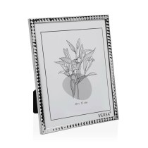 Photo frame Versa Silver Metal Minimalist 1 x 25,5 x 20,5 cm (2 Units)