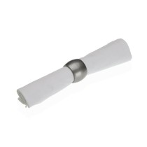 Napkin ring Versa Silver polypropylene 4,7 x 3,2 x 4,7 cm 4 Pieces