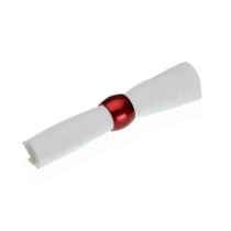 Napkin ring Versa Red polypropylene 4,7 x 3,2 x 4,7 cm 4 Pieces