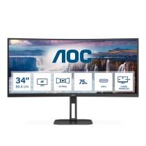 Écran AOC CU34V5C/BK Wide Quad HD 34"