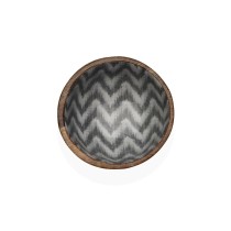 Bol Versa Chevron Bambou Porcelaine Bois de manguier