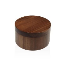 Salzstreuer mit Deckel Versa Bambus Akazienholz 11,7 x 6,8 x 11,7 cm