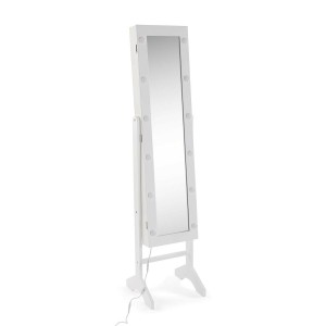 Wandspiegel Versa Weiß Spiegel Holz MDF 35 x 153 x 35,2 cm Schmuckständer
