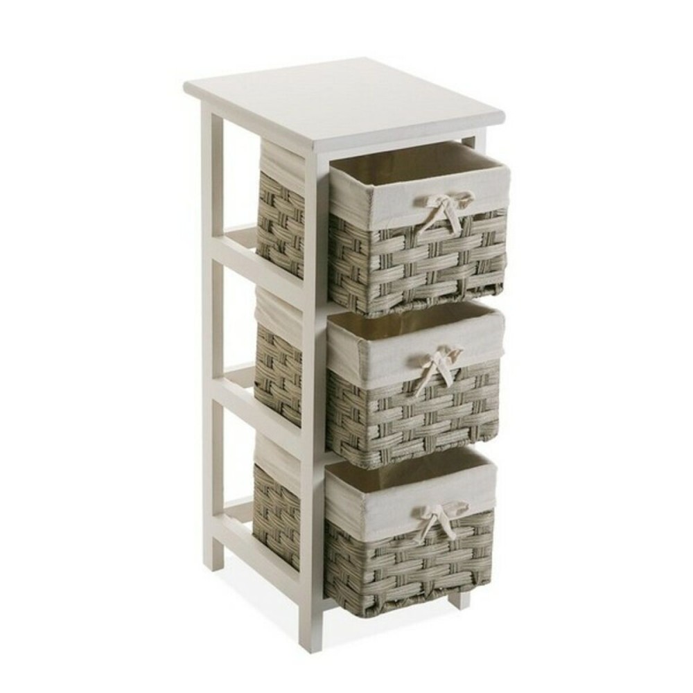 Multipurpose Chest of Drawers Versa Pompei 29 x 62 x 25 cm White