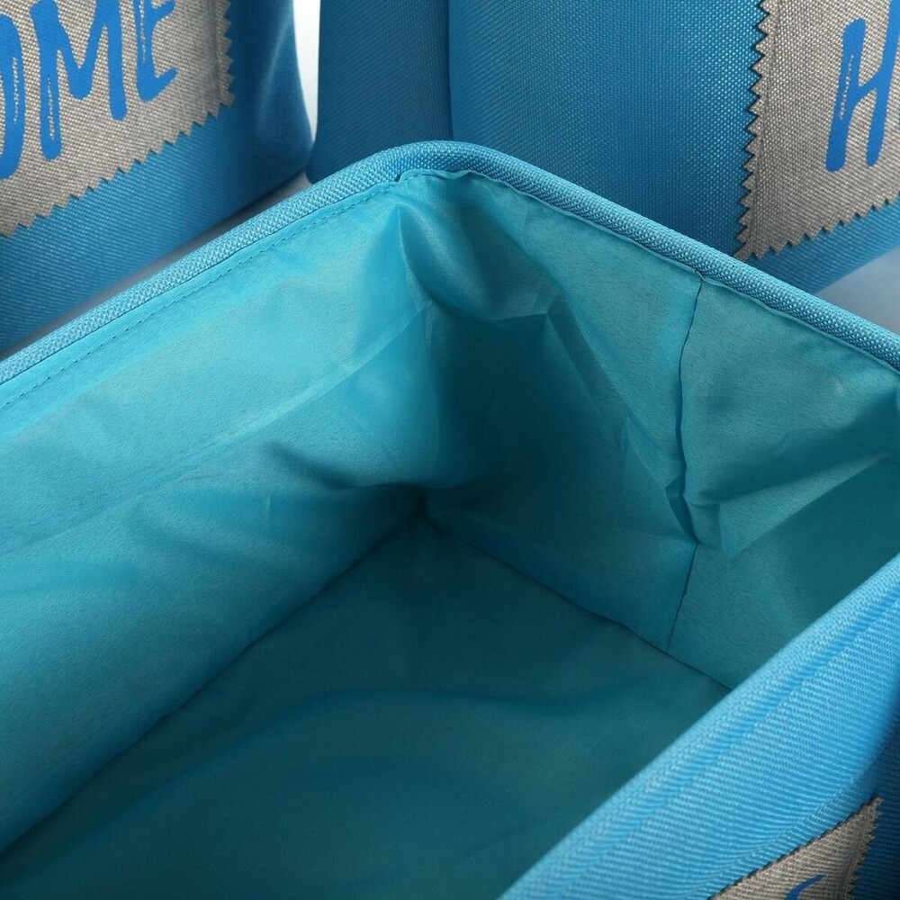 Set de basket Versa Home 30 x 40 x 45 cm Bleu