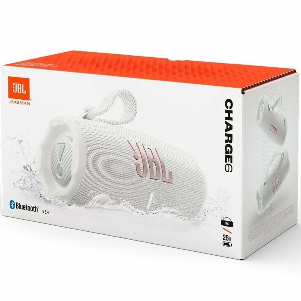 Tragbare Bluetooth-Lautsprecher JBL Charge 6 Weiß