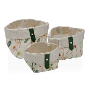 Korb-Set Versa Sansa 14 x 14 x 14 cm karriert
