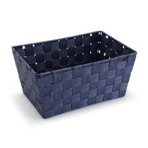 Panier Multi-usages Versa 20 x 15 x 30 cm Bleu foncé Grand