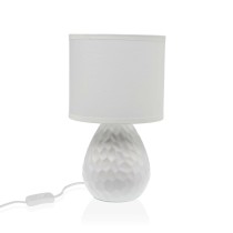 Tischlampe Versa Weiß aus Keramik 40 W 15,5 x 27,5 cm