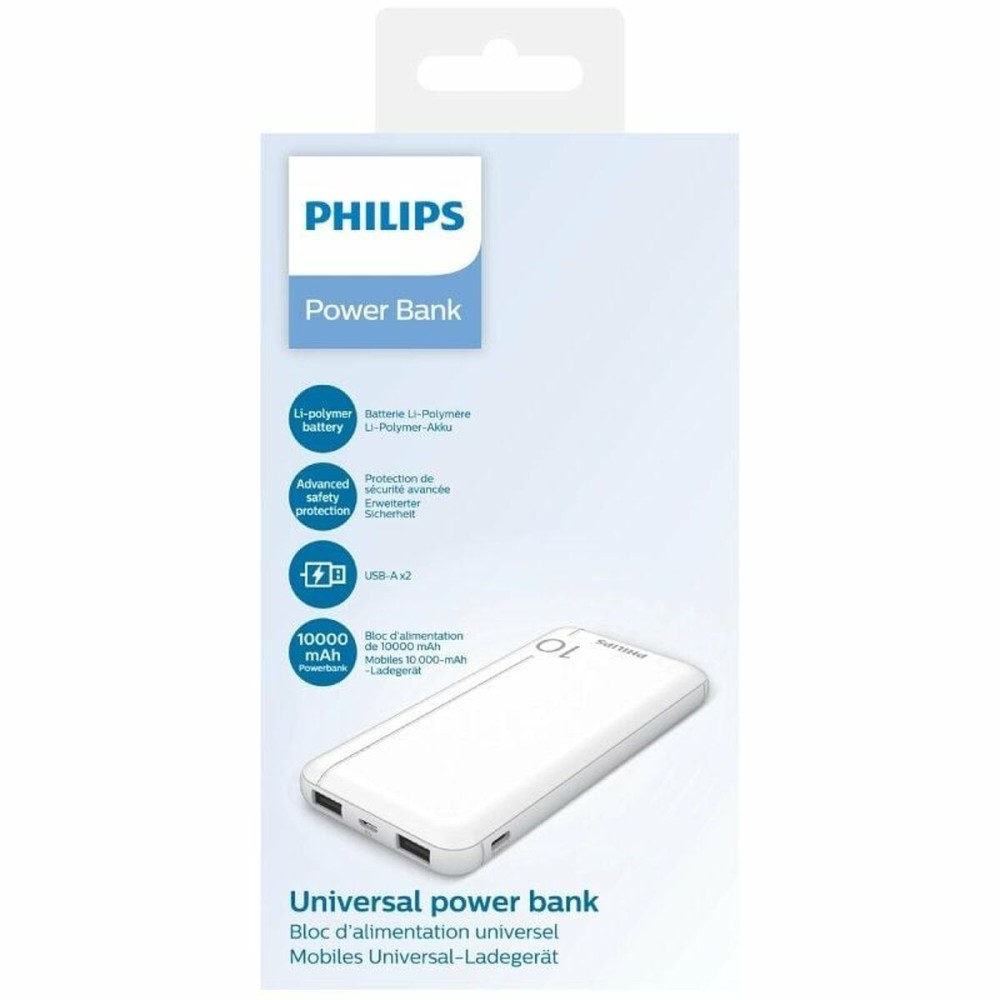 Powerbank Philips DLP1810NW/62 Weiß 10000 mAh