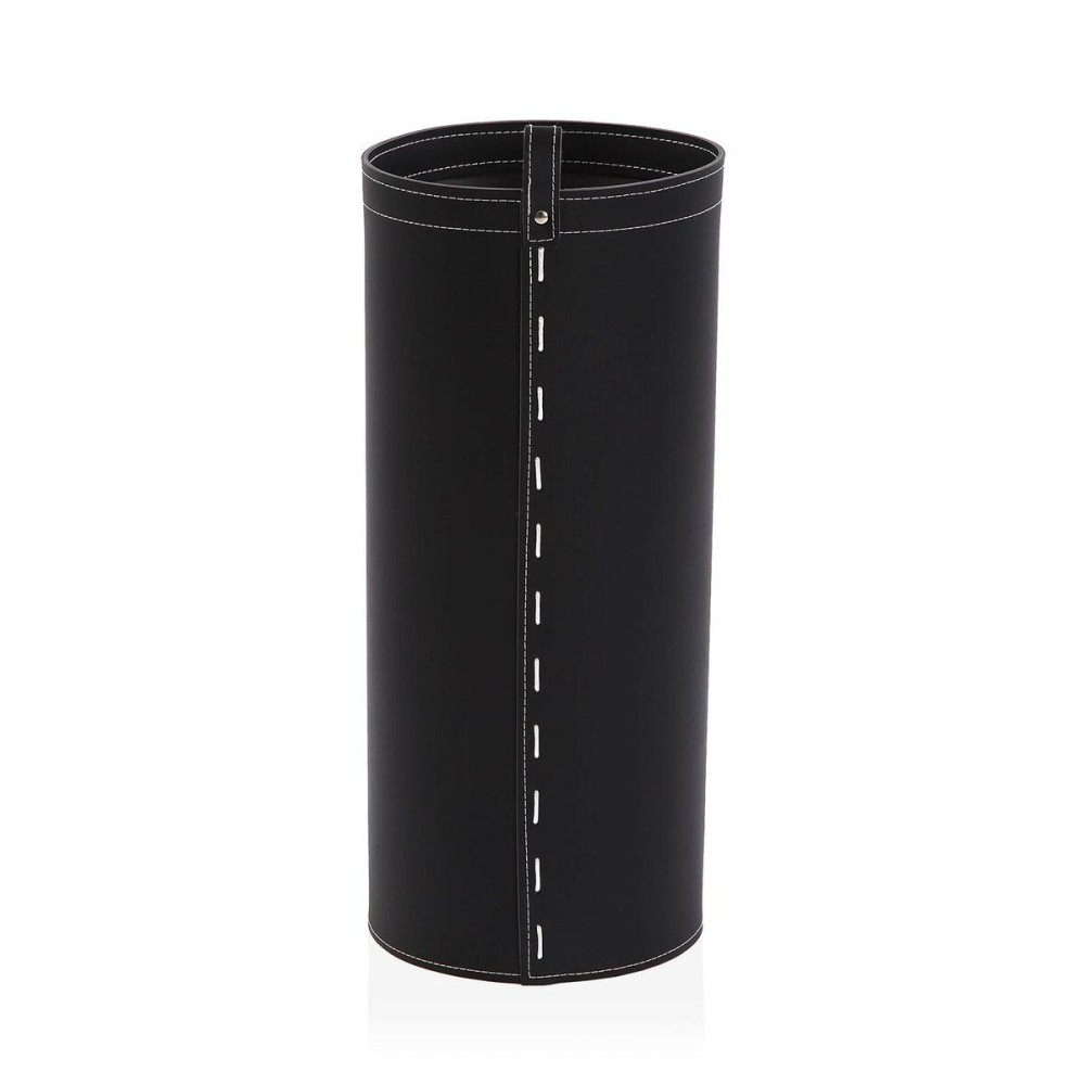 Umbrella stand Versa Black Chic 20 x 48 x 20 cm
