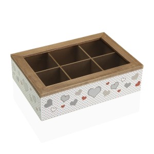 Teebox Versa Holz 17 x 7 x 24 cm