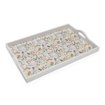 Schale Versa Holz MDF 30 x 5 x 45 cm Blomster