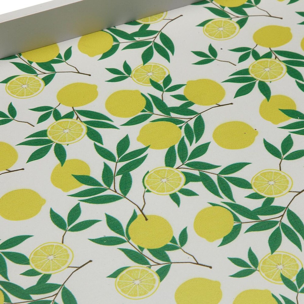 Plateau Versa Bois MDF 30 x 5 x 45 cm Citron