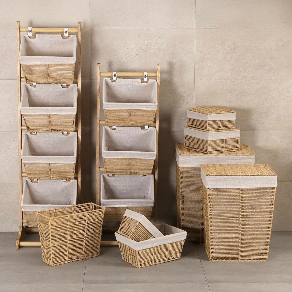 Laundry basket Versa Zenit Brown 15 x 27 x 35 cm